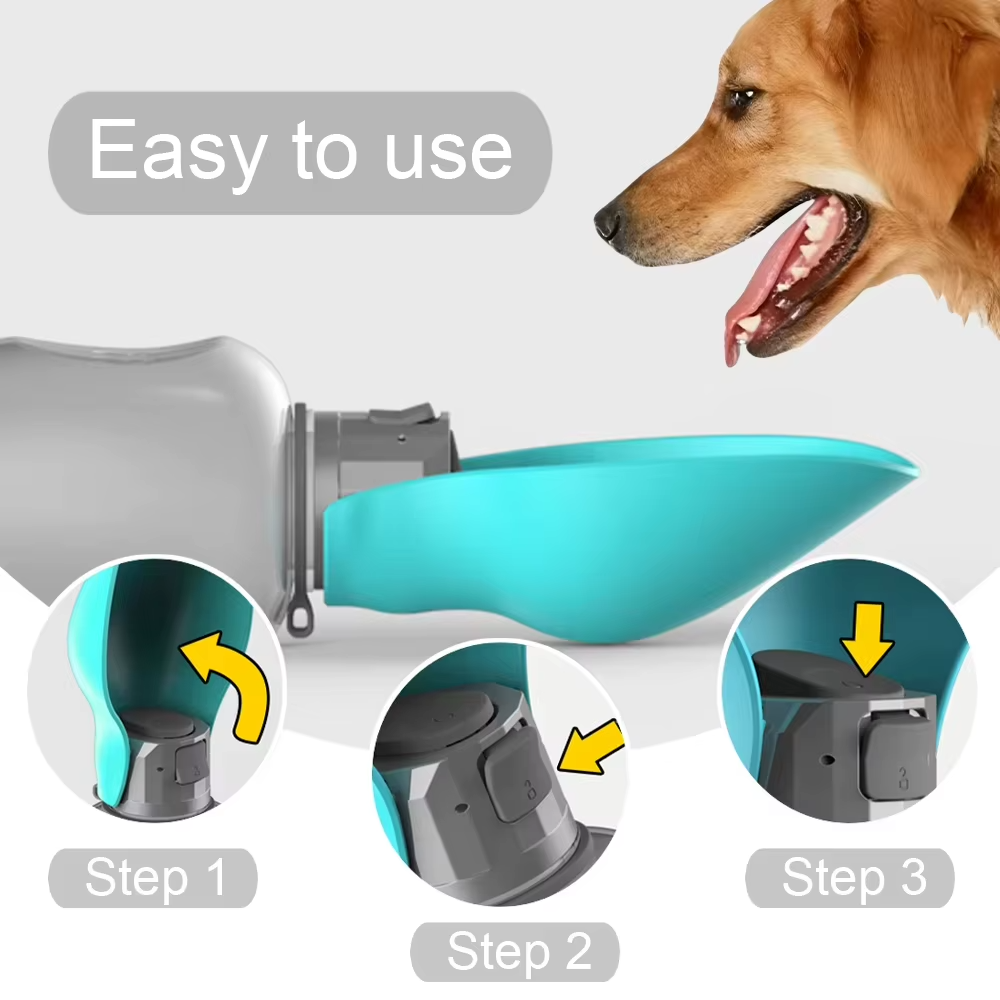 Portable Dog Water Bottle 800ml